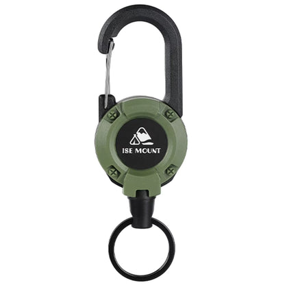 Anti-Lost Retractable Buckle with Steel Wire Rope Anti-Theft Buckle Durable Outdoor Climbing Tools