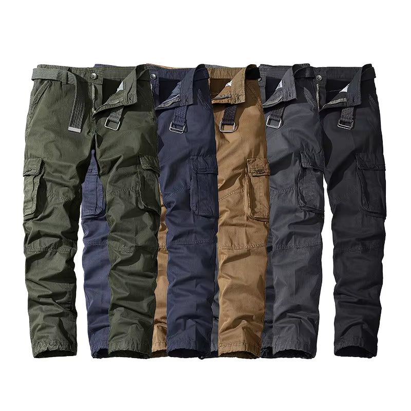 New Mens Tactical Pants Multiple Pocket Breathable Casual Pants Streetwear Army Urban Commuter Tacitcal Trousers Men Cargo Pants