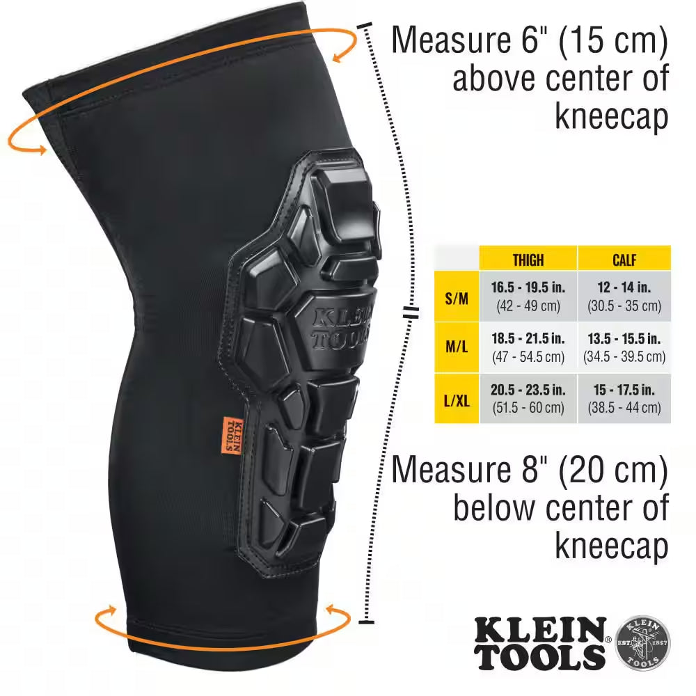 Heavy-Duty Knee Pad Sleeves, S/M