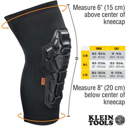 Heavy-Duty Knee Pad Sleeves, S/M