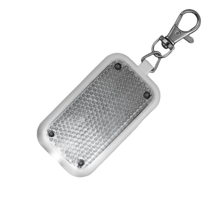 White Personal Safety Emergency Keychain Set Flashlight Blinkers