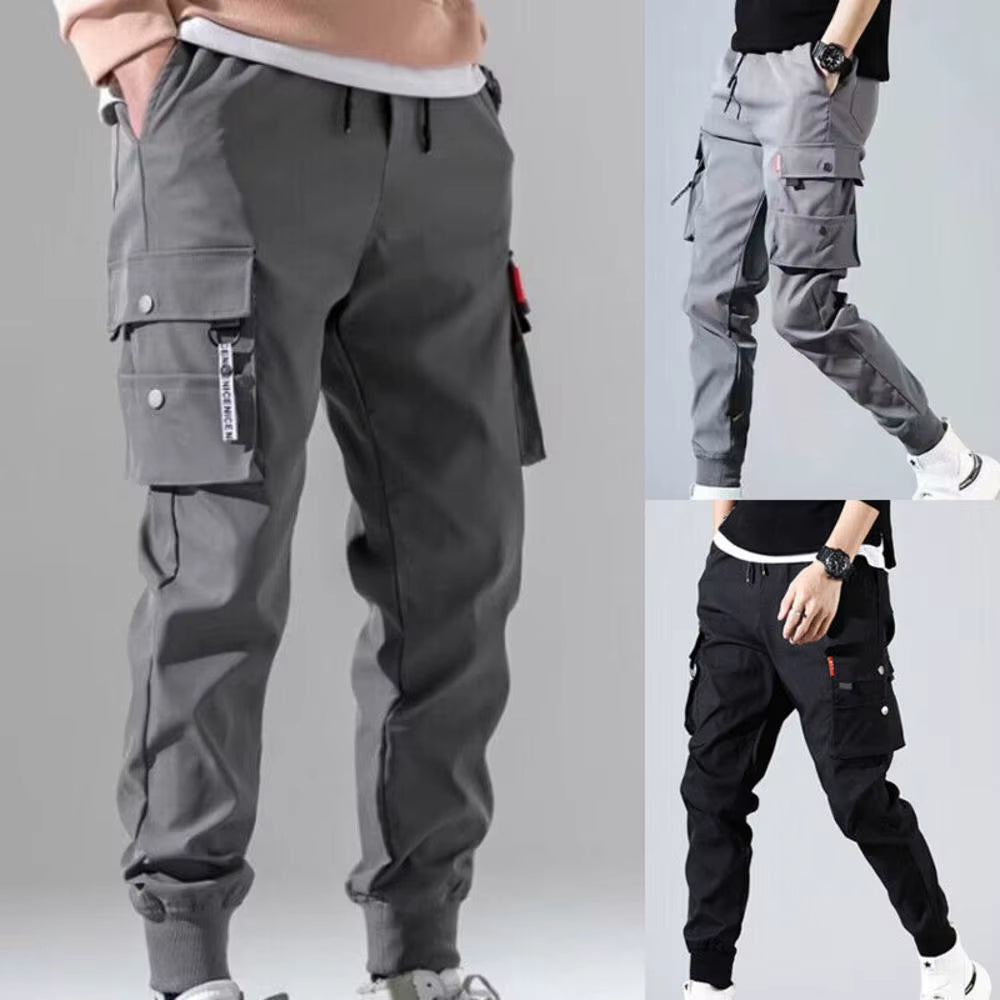 Men Cargo Tactical Pants Work Combat Multi-Pockets Casual Training Trousers Overalls Clothing Joggers Hiking Mens Cargo Pant 1PC