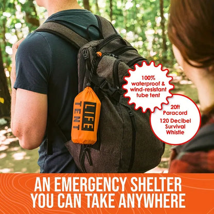 Outdoor Insulated Emergency Tent for 2 Persons